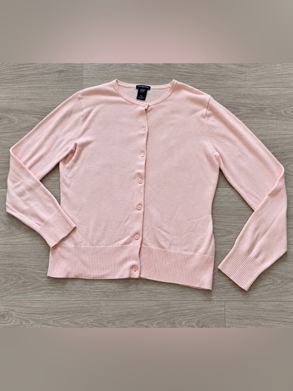 GAP Kids Soft Pink Uniform Sweater Cardigan Easter Spring Girls XXL 14-16